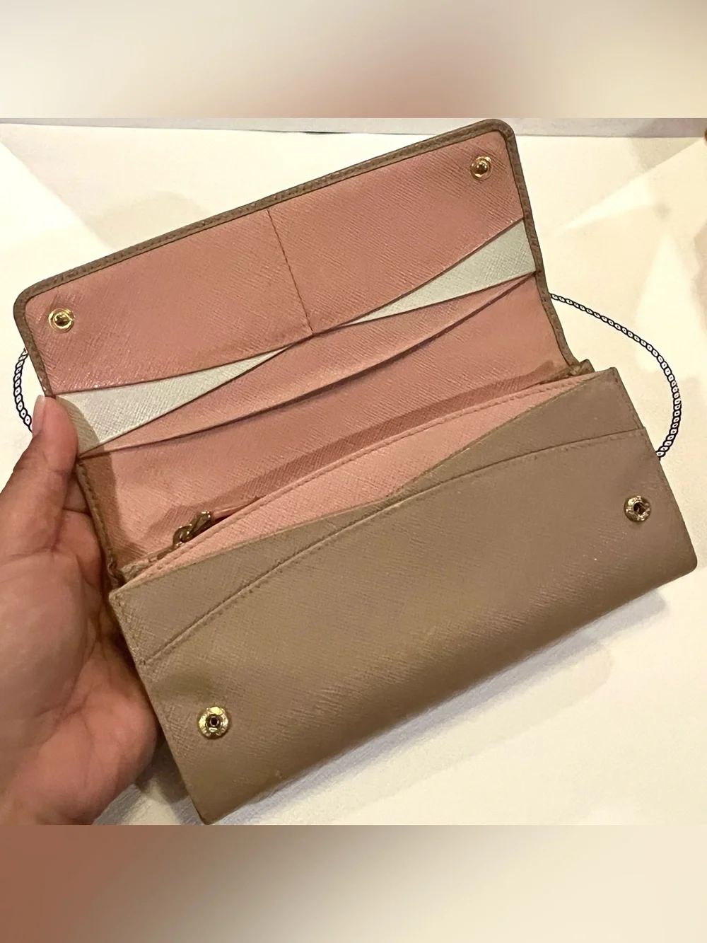 Prada Saffiano Leather Continental Wallet - Picture 10 of 16